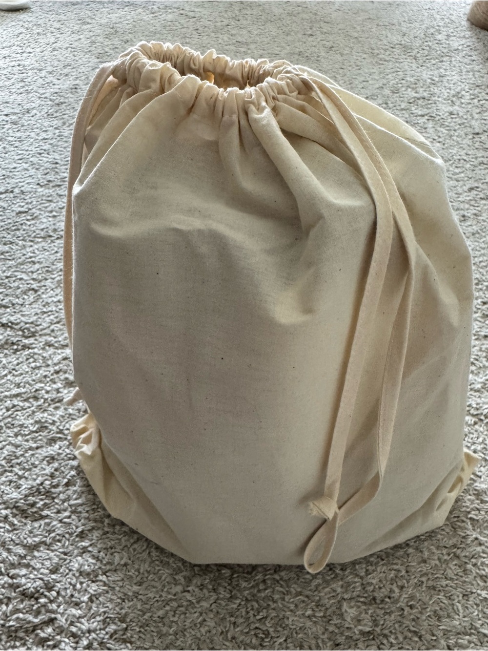 Sezane Farrow Woven Striped Drawstring Bucket Bag - Picture 8 of 10